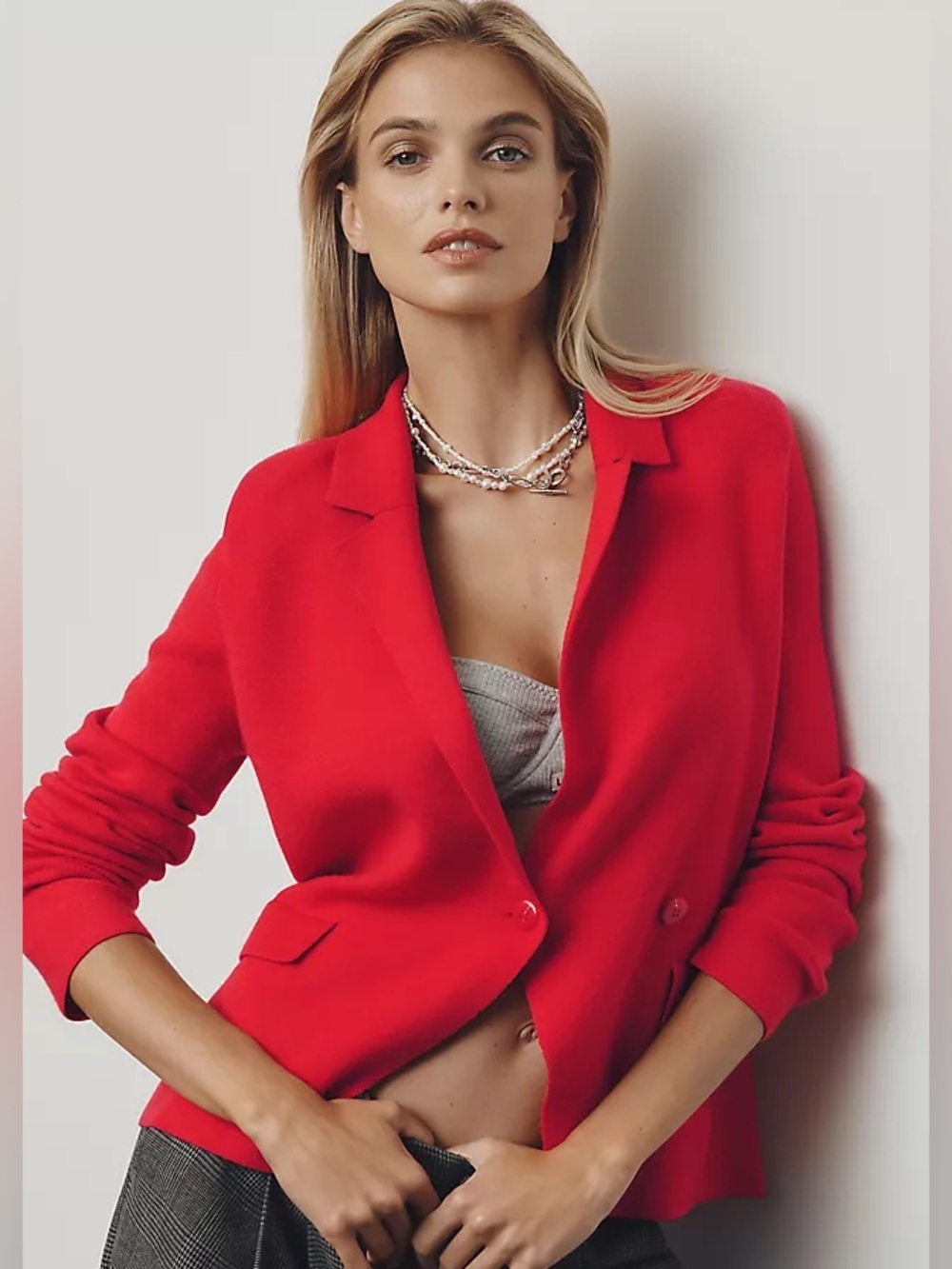NWT Anthropologie Maeve knit blazer